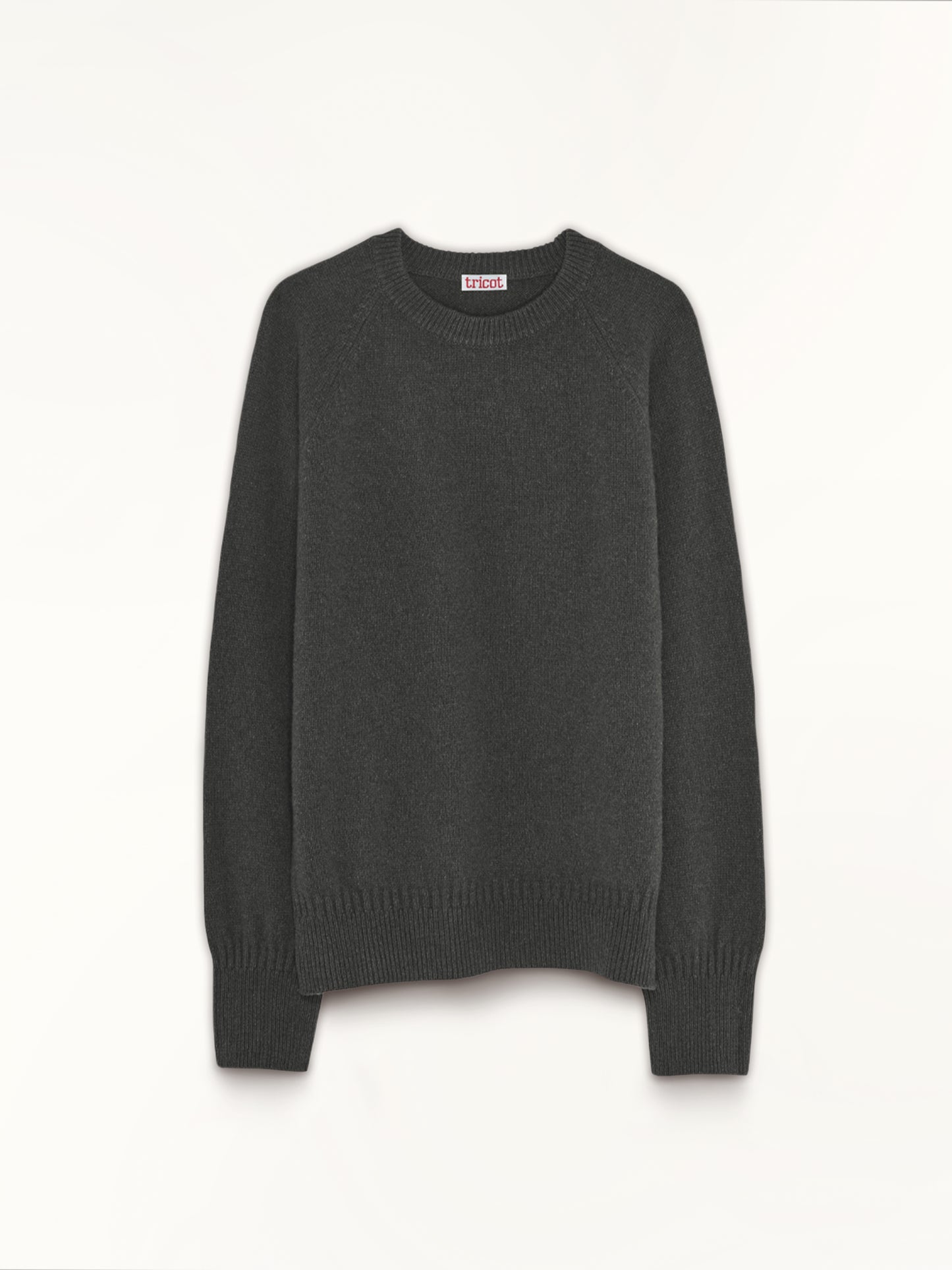 Sweater Crewneck in Cashmere Dark grey for men