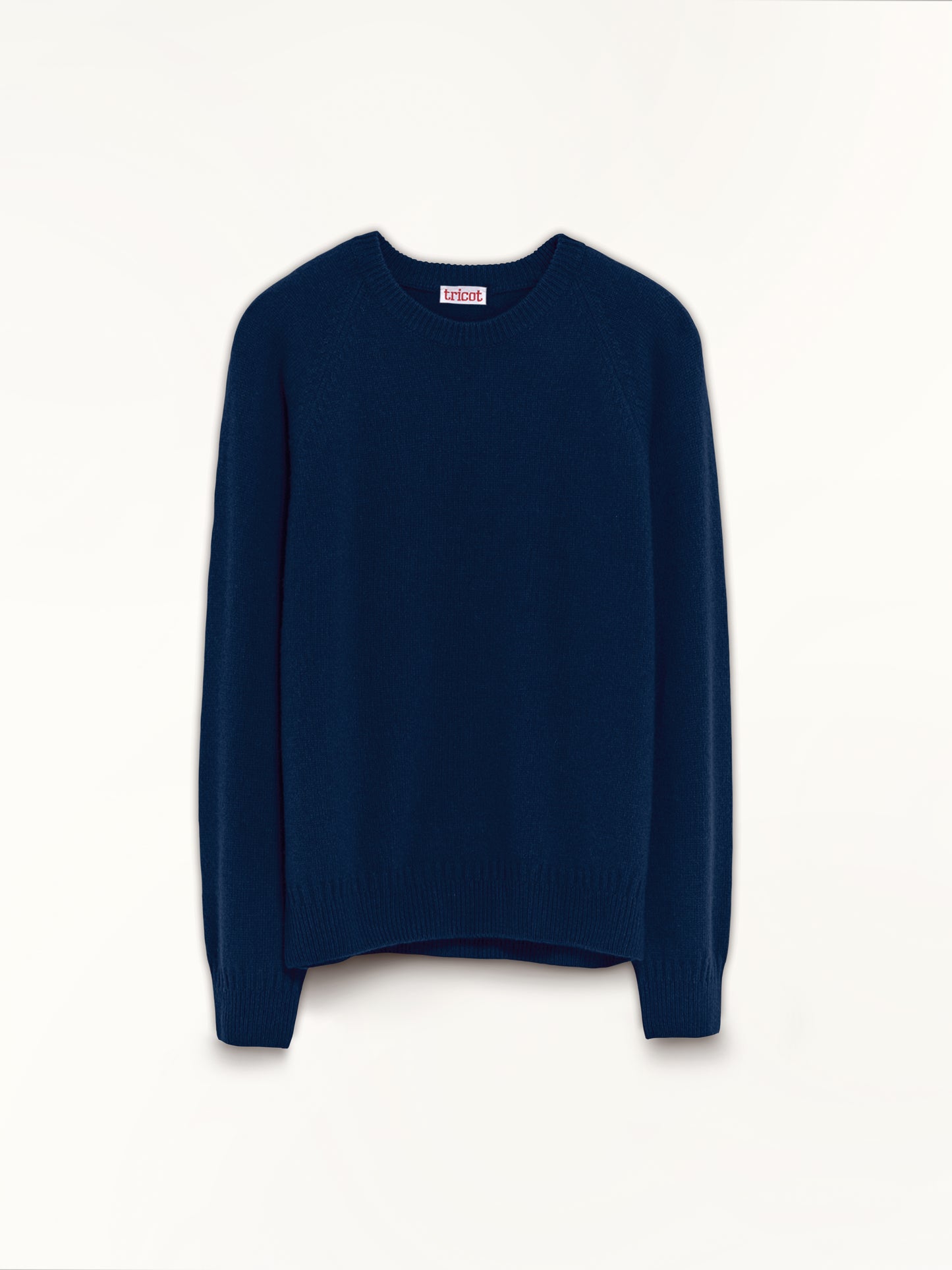Sweater Crewneck in navy blue Cashmere
