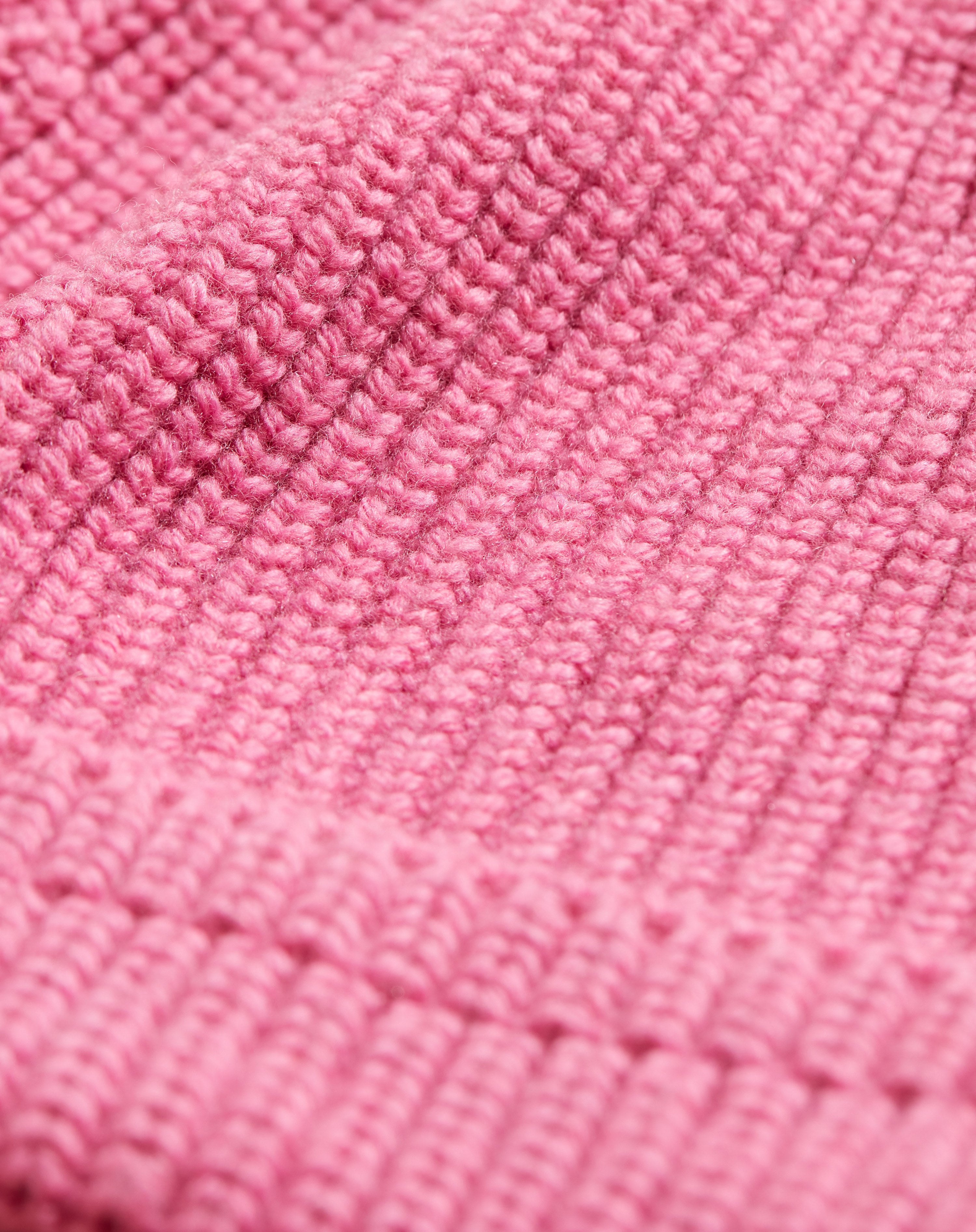 Women's Pink Recycled Cashmere & Wool Hat